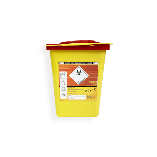 Safebox Naaldencontainer Superior 2 ltr.  Geel