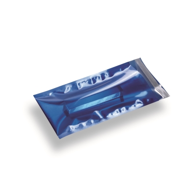 Folie envelop Blauw transparant 108x220mm DL