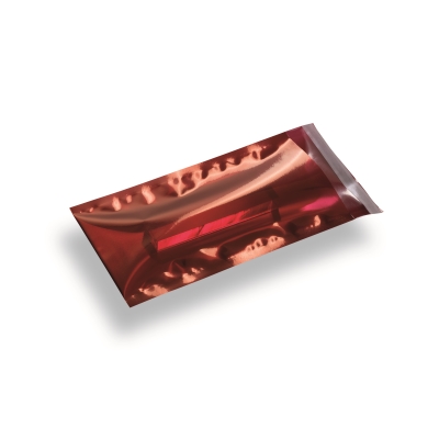 Folie envelop Rood transparant 108x220mm DL