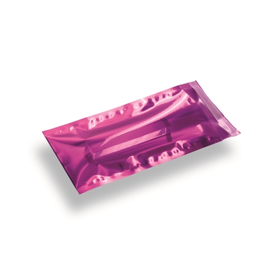 Folie envelop Roze transparant 108x220mm DL