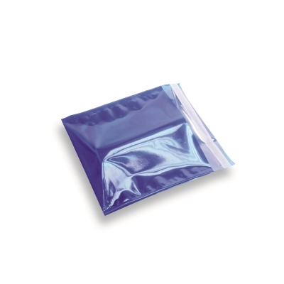 Folie envelop Blauw transparant 160x160mm