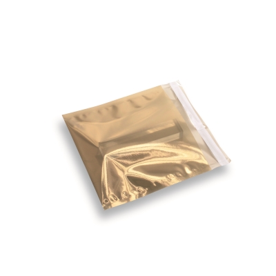 Folie envelop Goud transparant 160x160mm