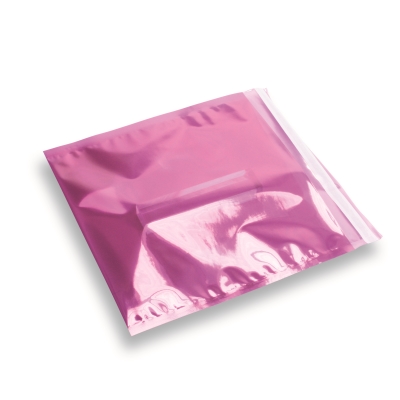 Folie envelop Roze transparant 220x220mm