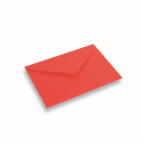 Gekleurde papieren envelop A6/ C6 Rood